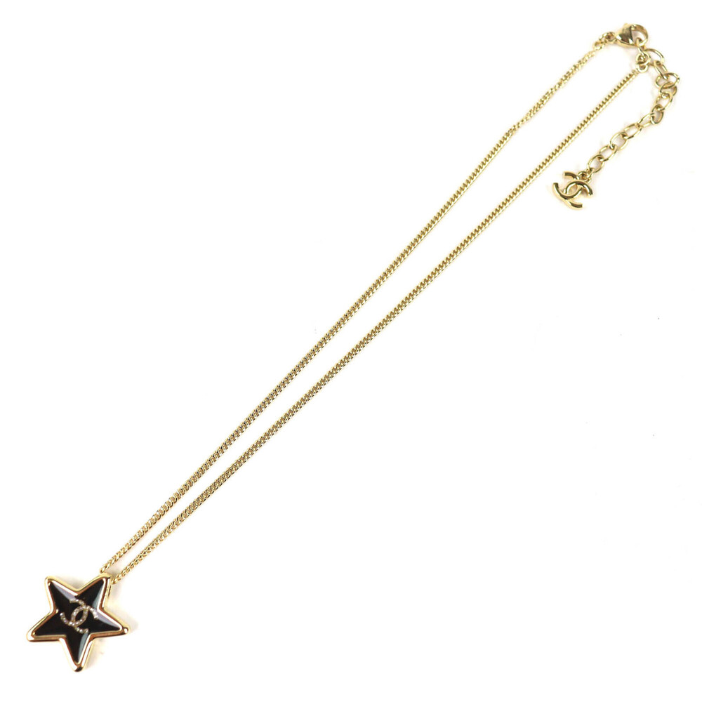 CHANEL Black Logo Necklace - Picture 4 of 9